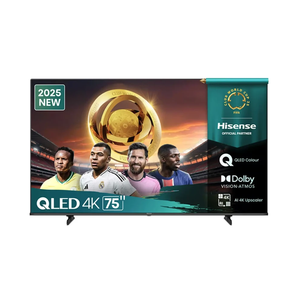 Hisense 75-Inch Q6Q QLED 4K Smart TV – Vivid Colors & Immersive Entertainment