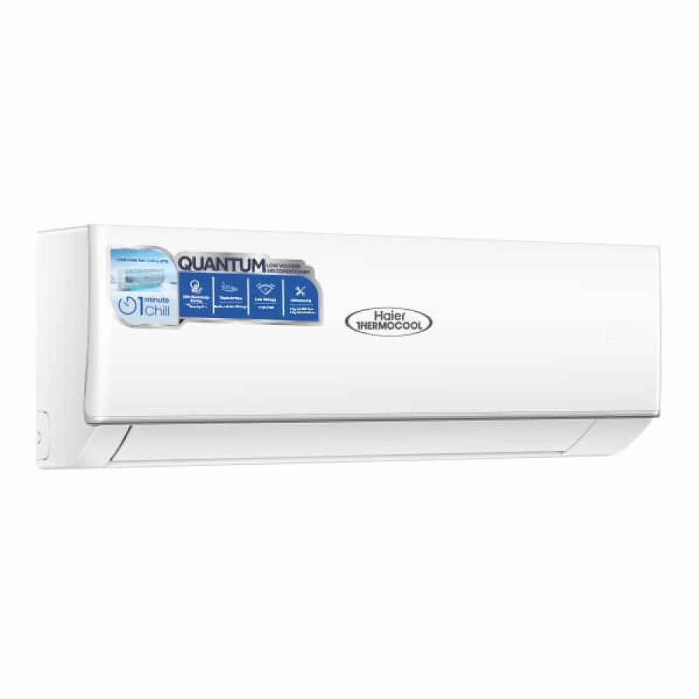 Haier Thermocool 2HP Quantum AC HSU-18CFQE-QW01 – Instant Chill, Energy Saving & Low Voltage, White
