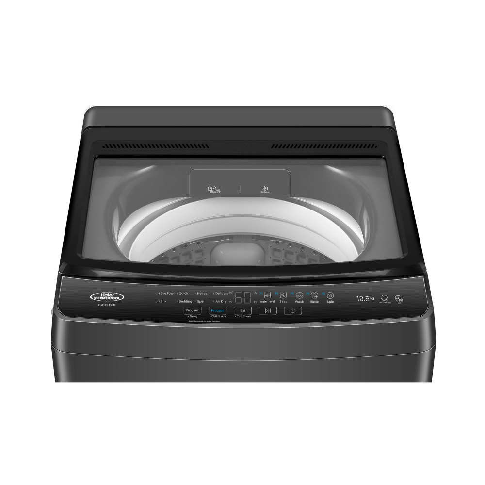Haier Thermocool TLA080-FYS6 8Kg Top Load Fully Automatic Washing Machine – Anti-Bacterial Pulsator