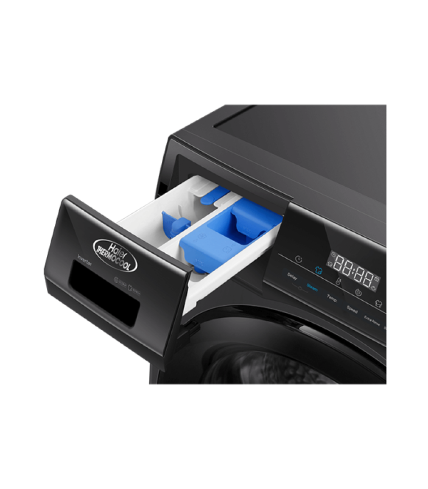 Haier Thermocool FLA10V929S 10.2Kg Front Load Automatic Washing Machine – Inverter Motor, Wave Drum, ABT