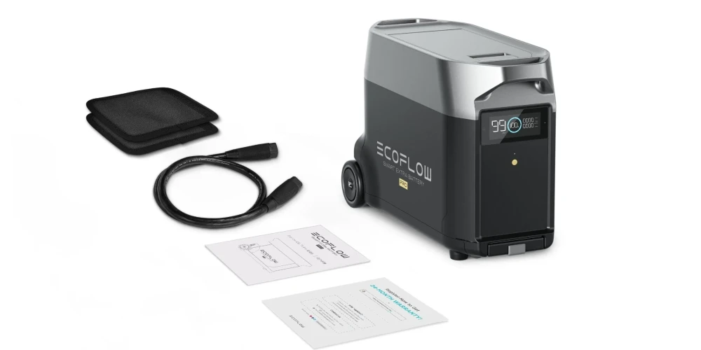 EcoFlow DELTA Pro Smart Extra Battery – 3,600 Wh Expandable Module