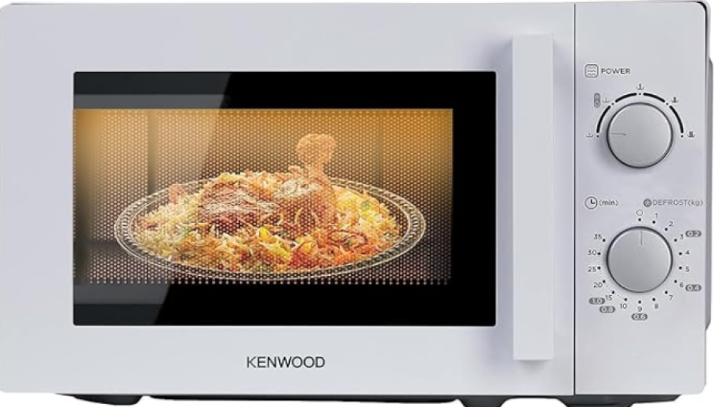 Kenwood 20L Microwave Oven – 700W – 5 Power Levels, Defrost, 35mins Timer – MWM20.000WH (White)