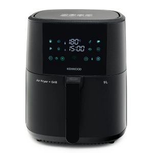 Kenwood 9L Digital Air Fryer with Grill – 1500W, Touch Display & 8 Presets – HFP92.000BK