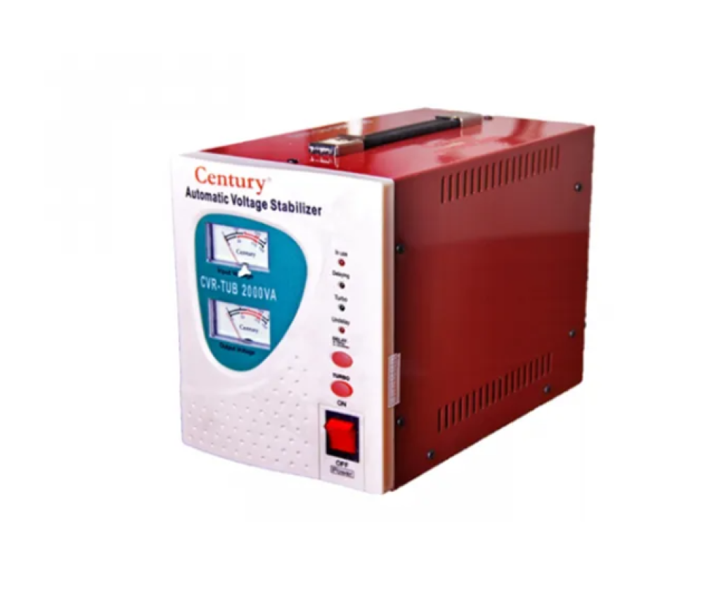 Century 2000VA Stabilizer 230V, 50hz,Automatic Voltage Regulator CVR TUB 2000VA