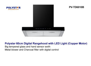 POLYSTAR 60CM RANGE HOOD WITH LED LIGHT – PV-TD6010B