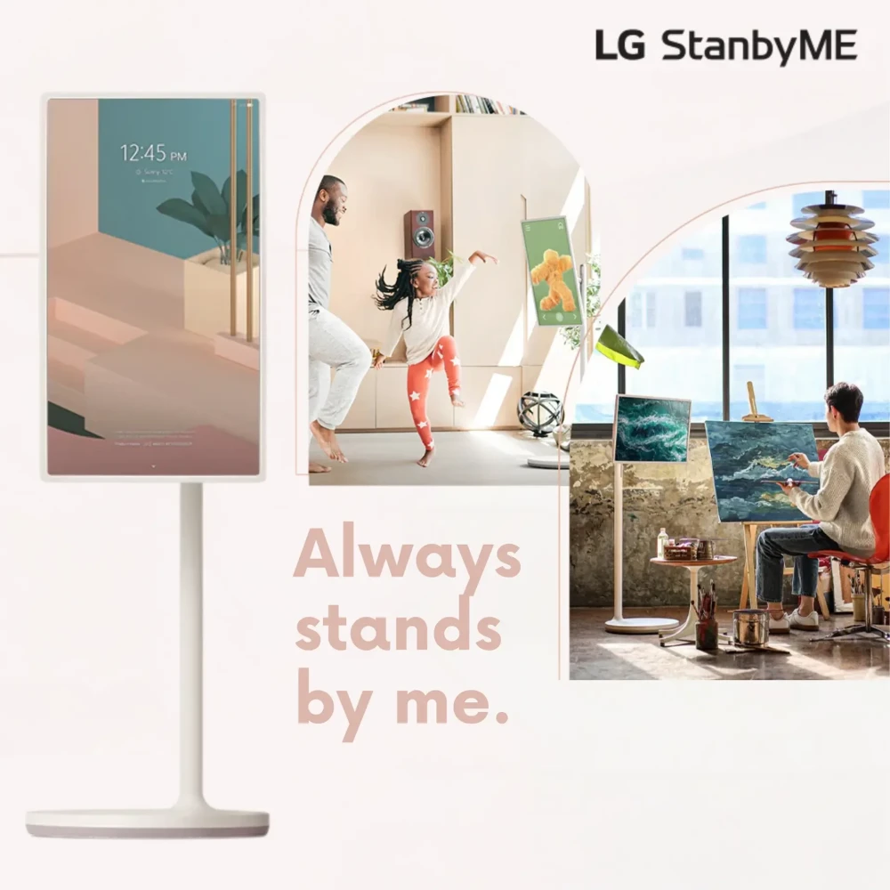 LG StanbyME 27 Inch Lifestyle Display – 27ART10AK Touch Screen Smart TV