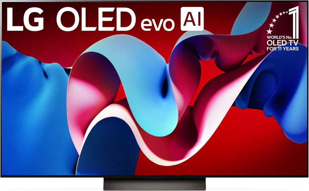 LG 77 Inch OLED C4 4K Smart TV (2024) with AI Magic Remote, Dolby Vision & webOS24