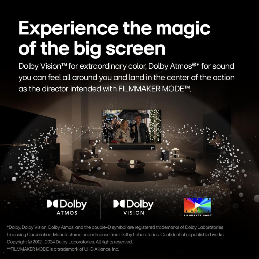 LG 77 Inch OLED C4 4K Smart TV (2024) with AI Magic Remote, Dolby Vision & webOS24