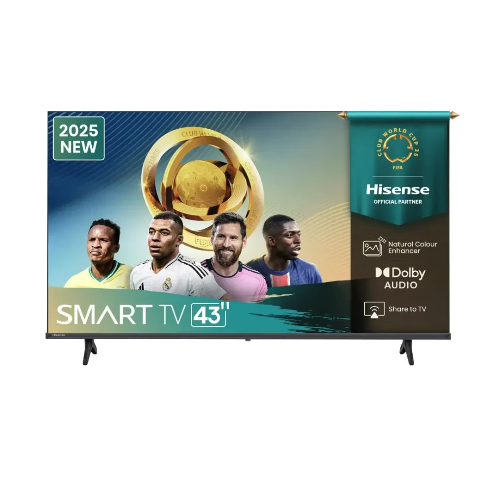 Hisense 43 Inch A4Q FHD Smart TV | Dolby Audio, DTS Virtual:X, Built-in Apps