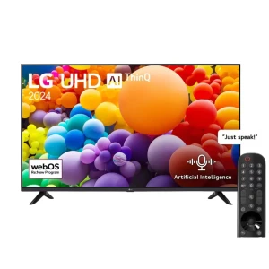 LG 65 Inch UT73 UHD 4K Smart TV with AI & Magic Remote