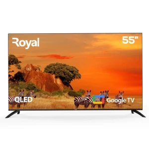 Royal 55 Inch QLED Smart Google TV RTV55QM20P with Dolby Audio and Chromecast