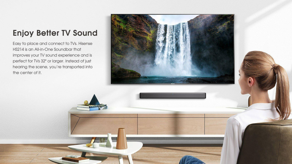 Hisense HS214 2.1ch 80W Soundbar