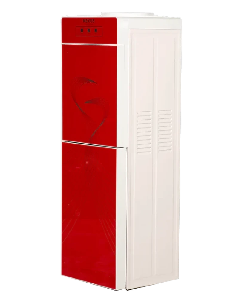 Nexus NX-018R1 Hot & Cold Water Dispenser with Freezer Compartment – Low Noise, Red Finish