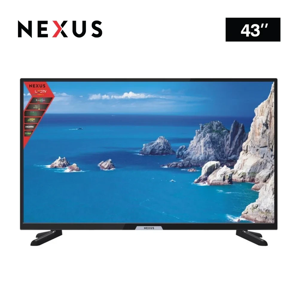 Nexus NX-TV43 Frameless 43-Inch Full HD Smart TV – Dolby Audio, Screen Mirroring, Energy Efficient