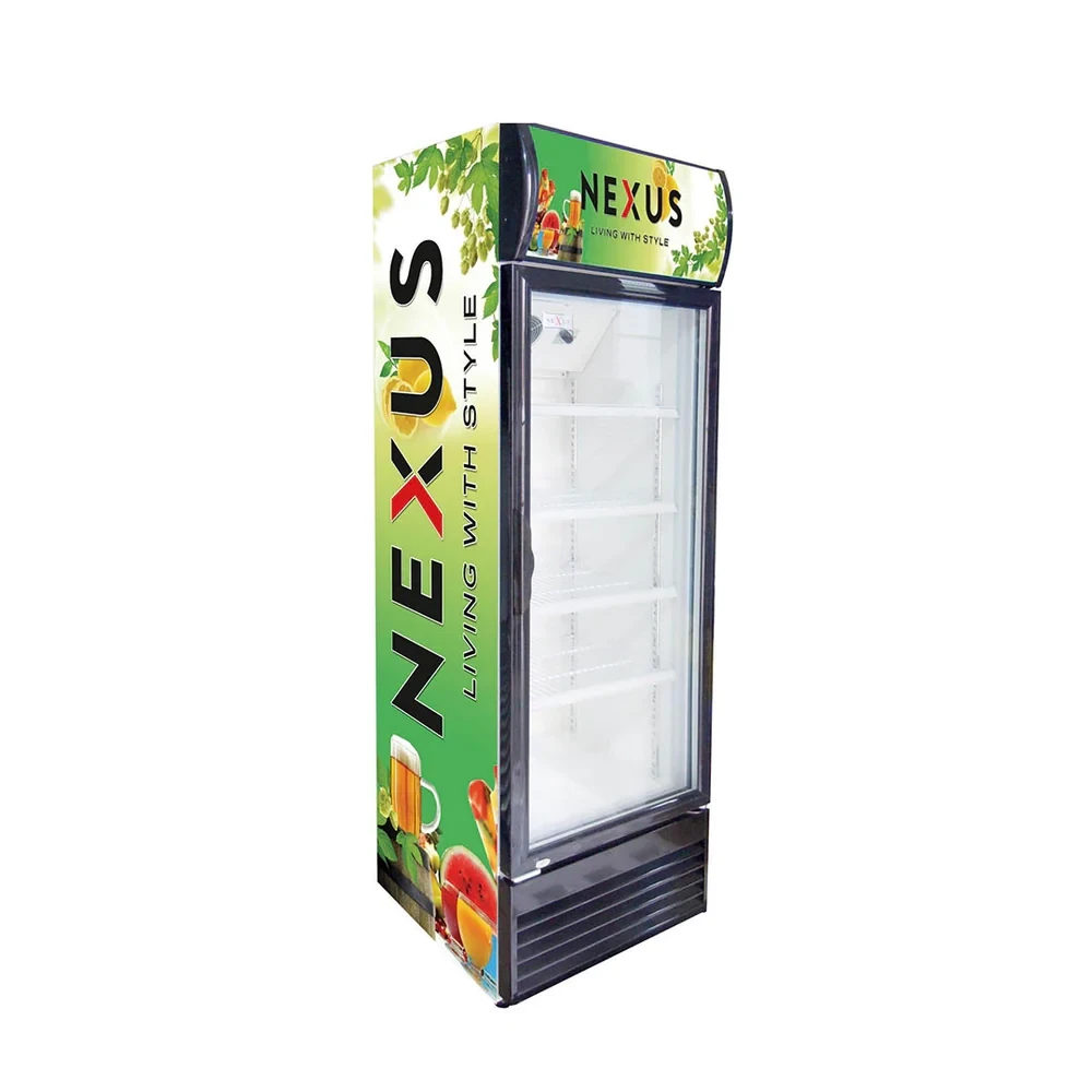 Nexus 430L Showcase Refrigerator – NX-551 (Toughened Glass Door + LED Lighting)