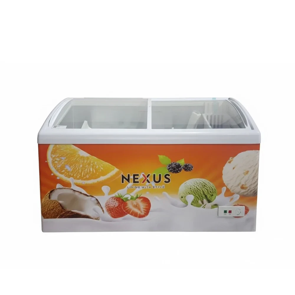 Nexus 400L Freezer NX-455Q Transparent Top – Fast Freezing & Energy Efficient