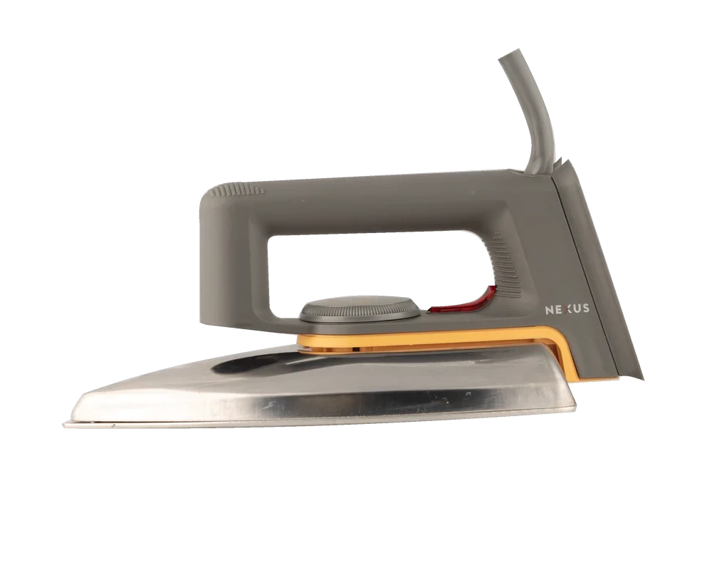 Nexus Dry Iron 1000W Stainless NX-1100SS – Safe & Efficient
