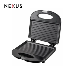 NEXUS NX-EL239 Sandwich Maker – Non-Stick Plates with Cool Touch Handle