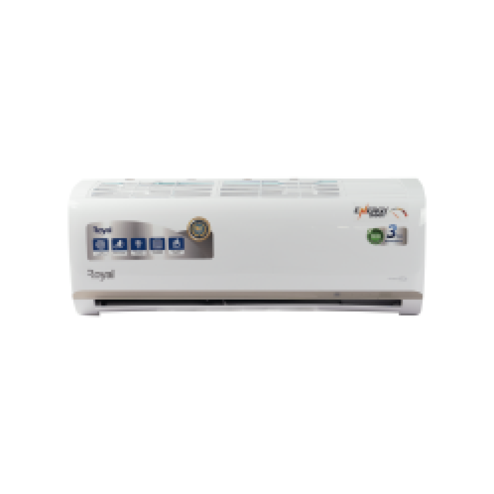 Royal 1HP Split Unit Inverter Air Conditioner QK09RSA-R32-INV with Pure Copper Condenser and Free Installation Kit