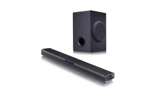 LG SQC1 Soundbar with Wireless Subwoofer – 160W 2.1CH Dolby Audio