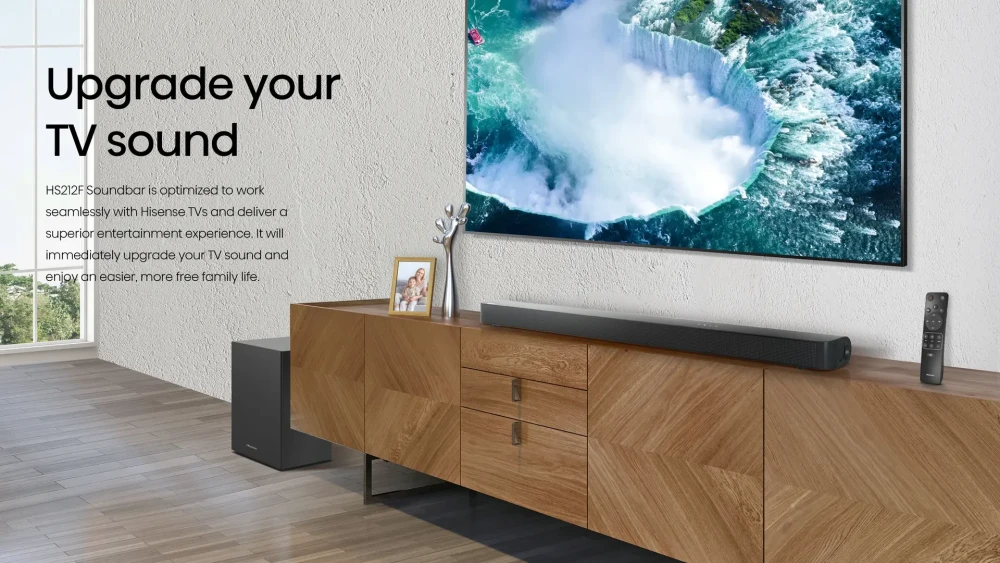 Hisense HS2100-FM 240W 2.1CH Soundbar with Subwoofer – Clear & Powerful Home Audio