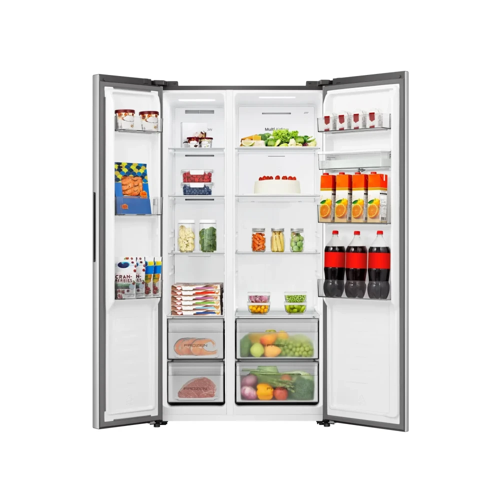 Hisense 529L Side by Side Refrigerator (RS5P558NMSG) – Frost-Free, Large Capacity & Premium Design
