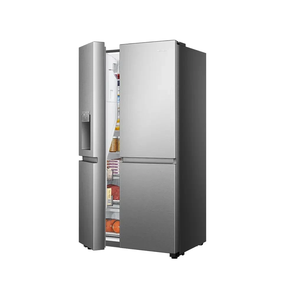 Hisense 628L Side by Side Refrigerator (82WS-RC) – Large Capacity with Ice & Water Dispenser