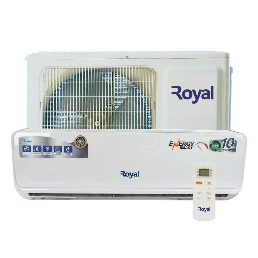 Royal 1.5HP Penrose Split Unit Inverter AC CPA12RSAX-R32-INV with Spinning Wind Cooling and Free Installation Kit
