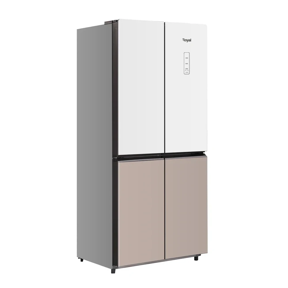 Royal Titan series Side-by-Side Refrigerator 550L, Inverter Technology, Multi-Flow Air system, METAL COOLING SYSTEM, Humidity Control, Antibacterial system - RSBS551FD