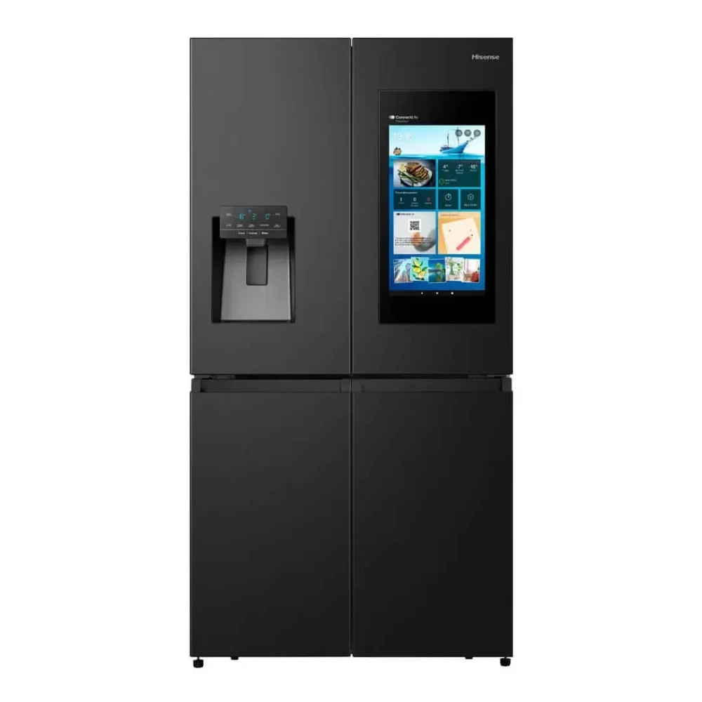 Hisense BCD-605W 591L Cross Door Refrigerator Black