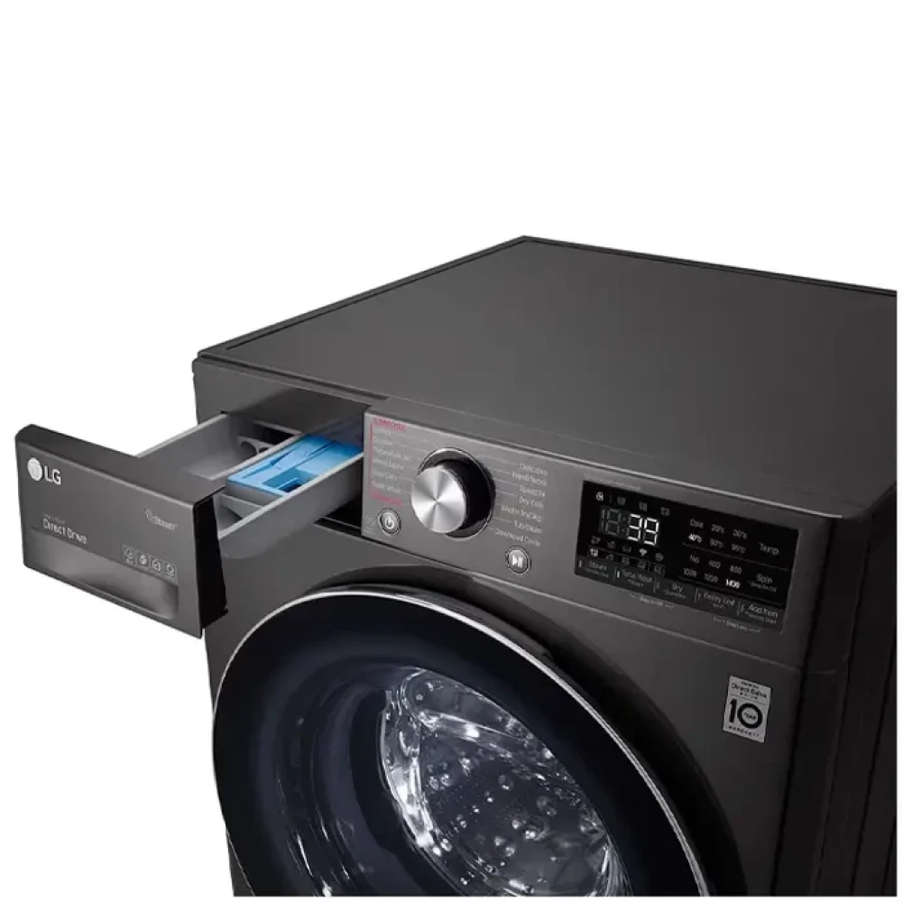 LG 9KG Front Load Washing Machine (F2V3FYP6JE) – AI DD, Steam & Inverter Direct Drive