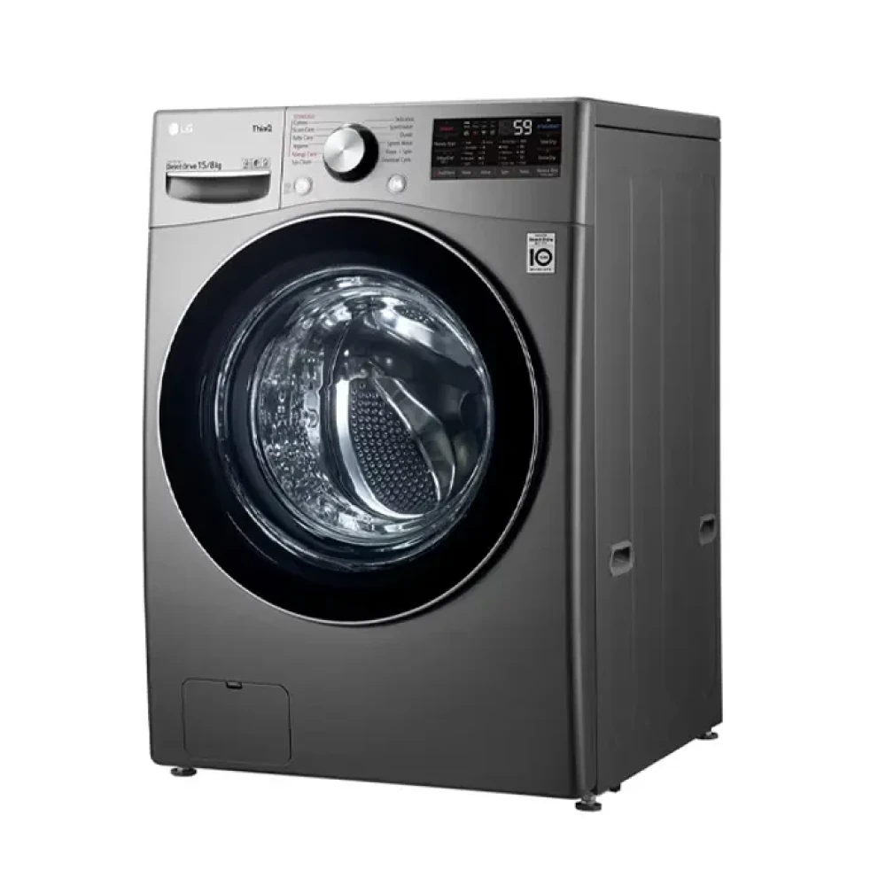 LG 15/8kg Front Load Washer Dryer (F0L9DGP2S) – AI DD, Steam & Inverter Direct Drive