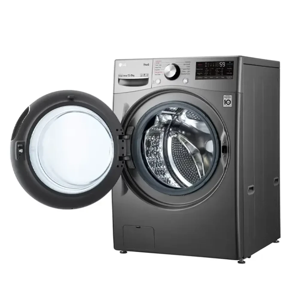 LG 15/8kg Front Load Washer Dryer (F0L9DGP2S) – AI DD, Steam & Inverter Direct Drive