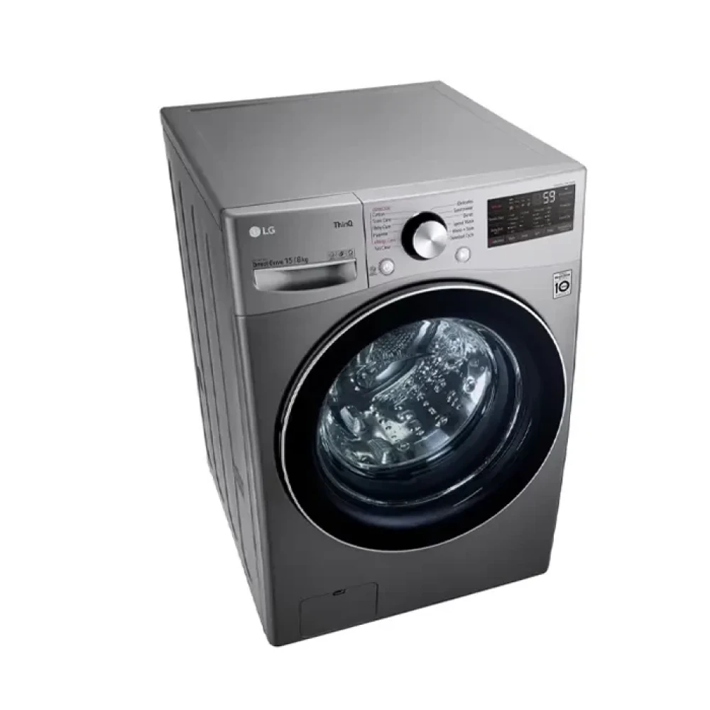 LG 15/8kg Front Load Washer Dryer (F0L9DGP2S) – AI DD, Steam & Inverter Direct Drive