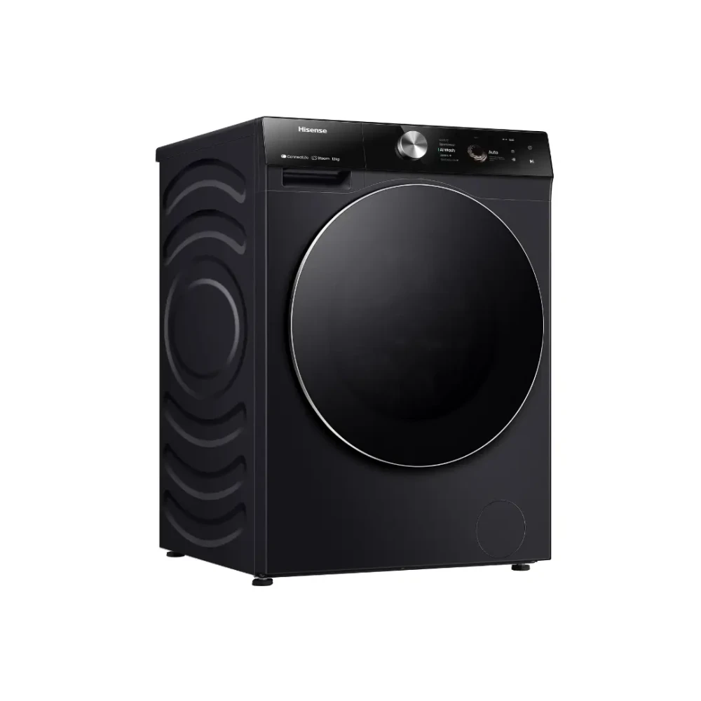 Hisense 12KG Front Load Washing Machine (WF7S1247BB) – Inverter, Steam Wash & Smart Control