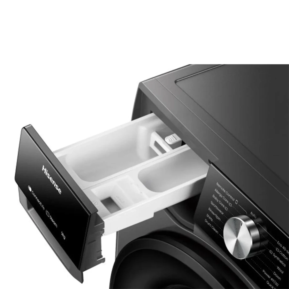 Hisense 12KG Front Load Washing Machine (WF7S1247BB) – Inverter, Steam Wash & Smart Control