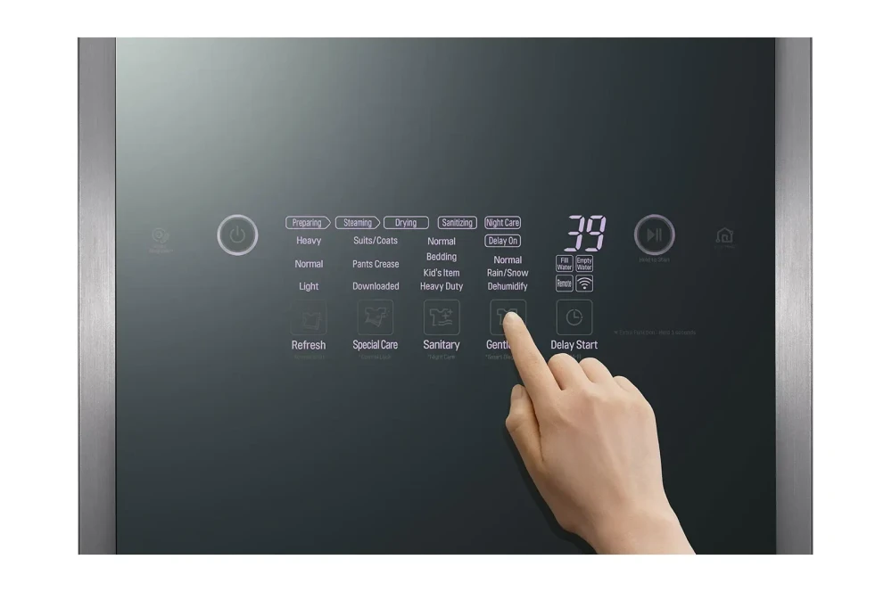 LG Styler S3MFC Essence Mirrored Finish Steam Clothing Care System with SmartThinQ™