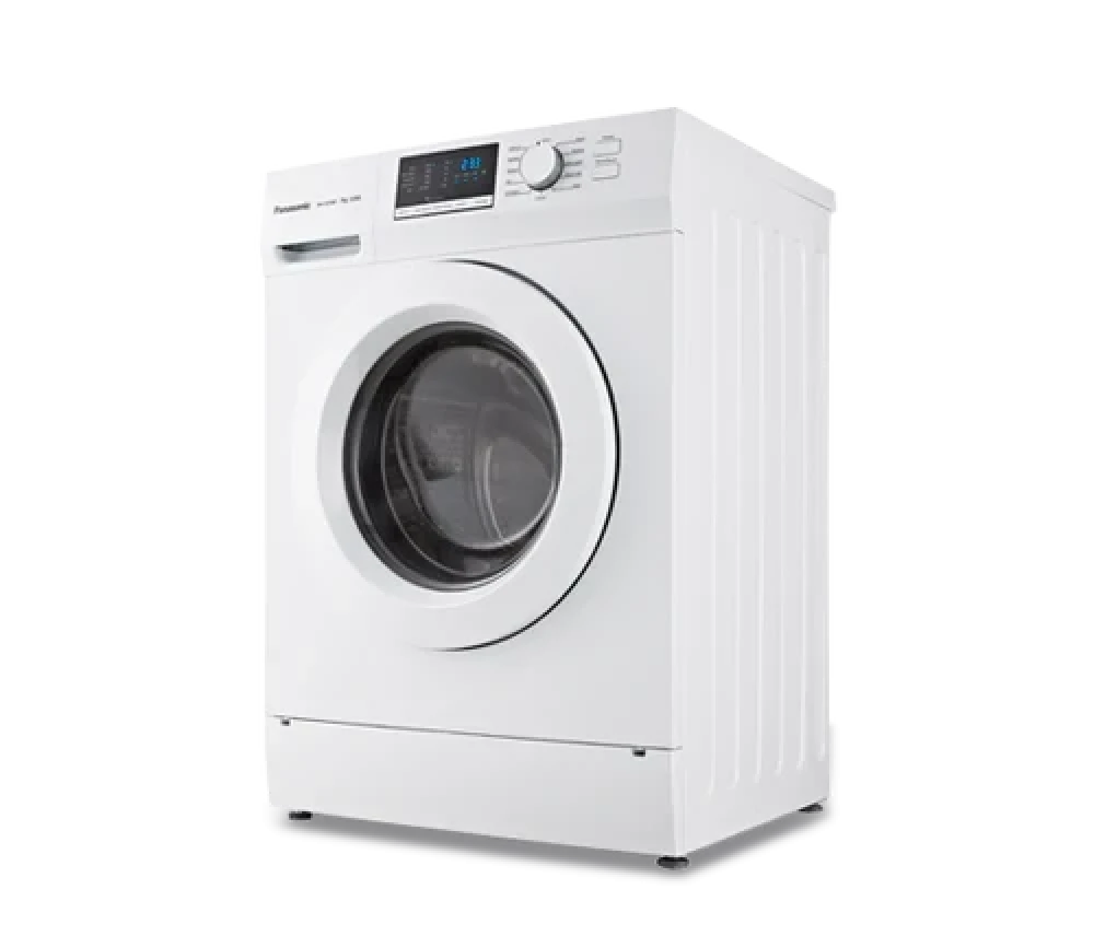 Panasonic 7KG Front Load Washing Machine NA-127XB – 1200rpm, Quick Wash, Hygiene 60°C/90°C, Big LED Display