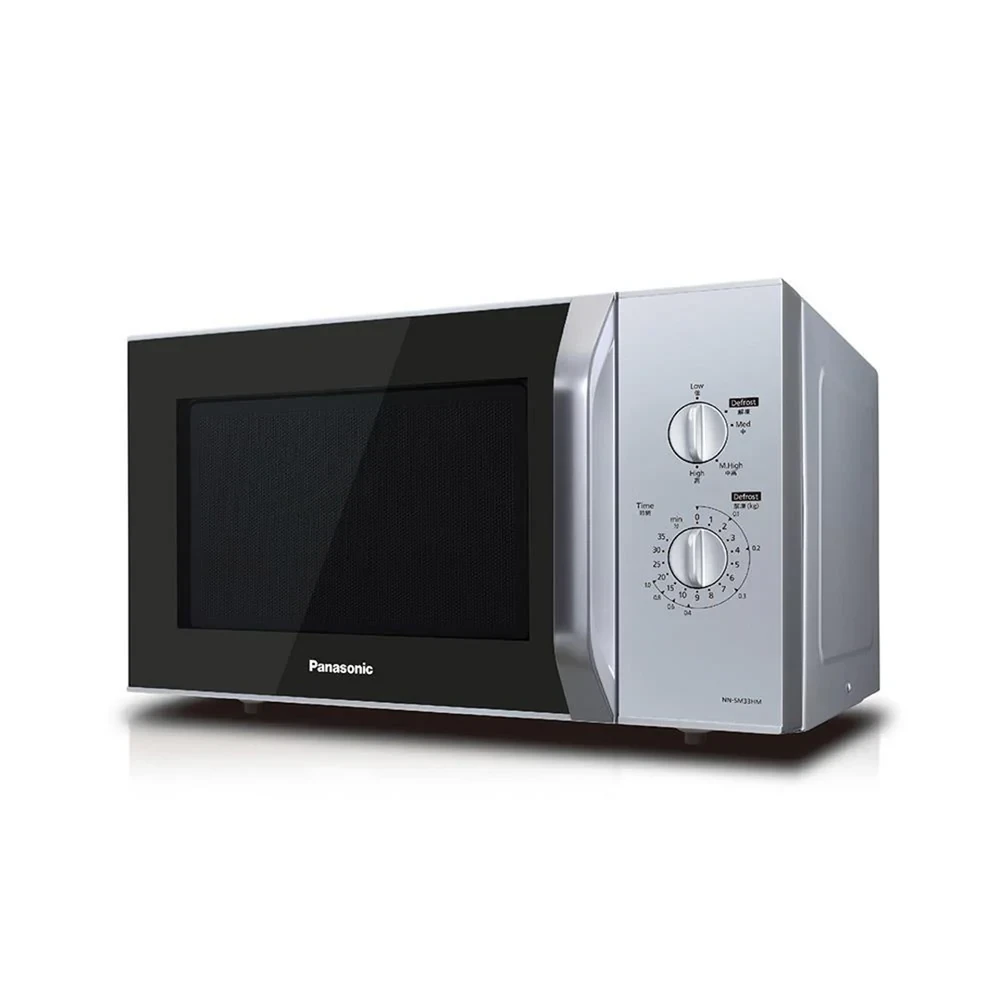 Panasonic 25L Solo Microwave Oven NN-SM33HW – 800W, White, Easy Dial Operation