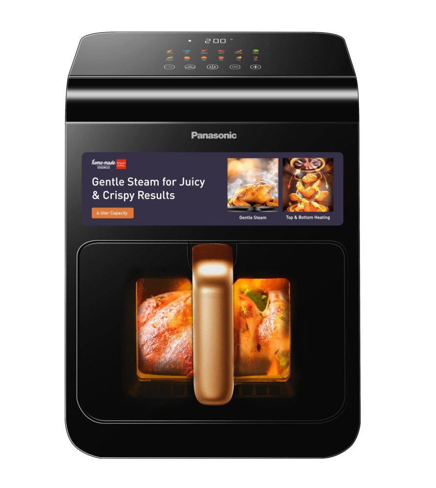 Panasonic 6L Air Fryer NF-CC600AUA – 1450W Smart Air Fryer with LED Touch Screen & 11 Preset Menus