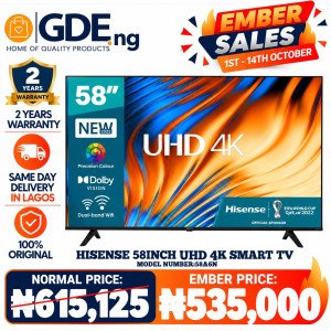 Hisense 58A6N UHD 4K TV