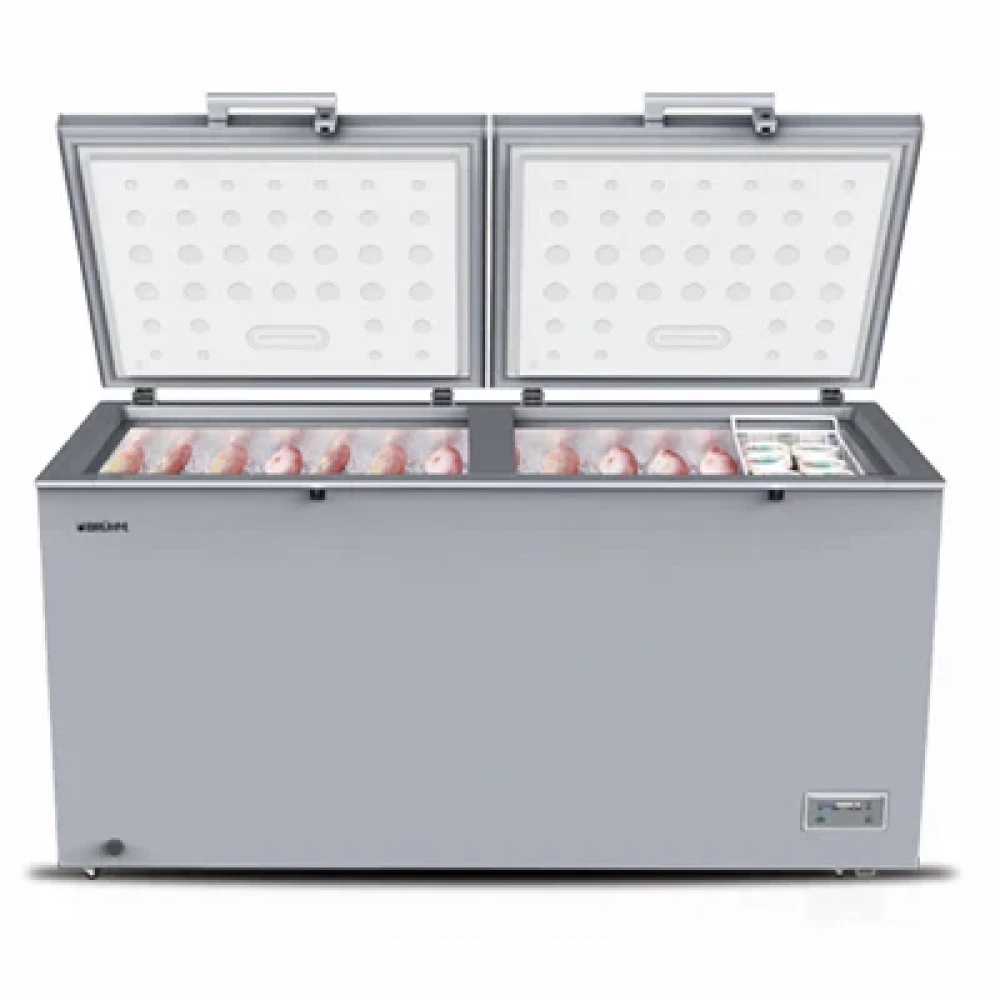 Bruhm 658L Double Door Chest Freezer BCD-700M – Heavy Duty Deep Freezer with LED Light & Lock