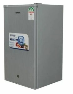 Bruhm 93 Litres Single Door Refrigerator BRS-93MMDS – Inox Finish, Reversible Door, Chiller Compartment  Product Description