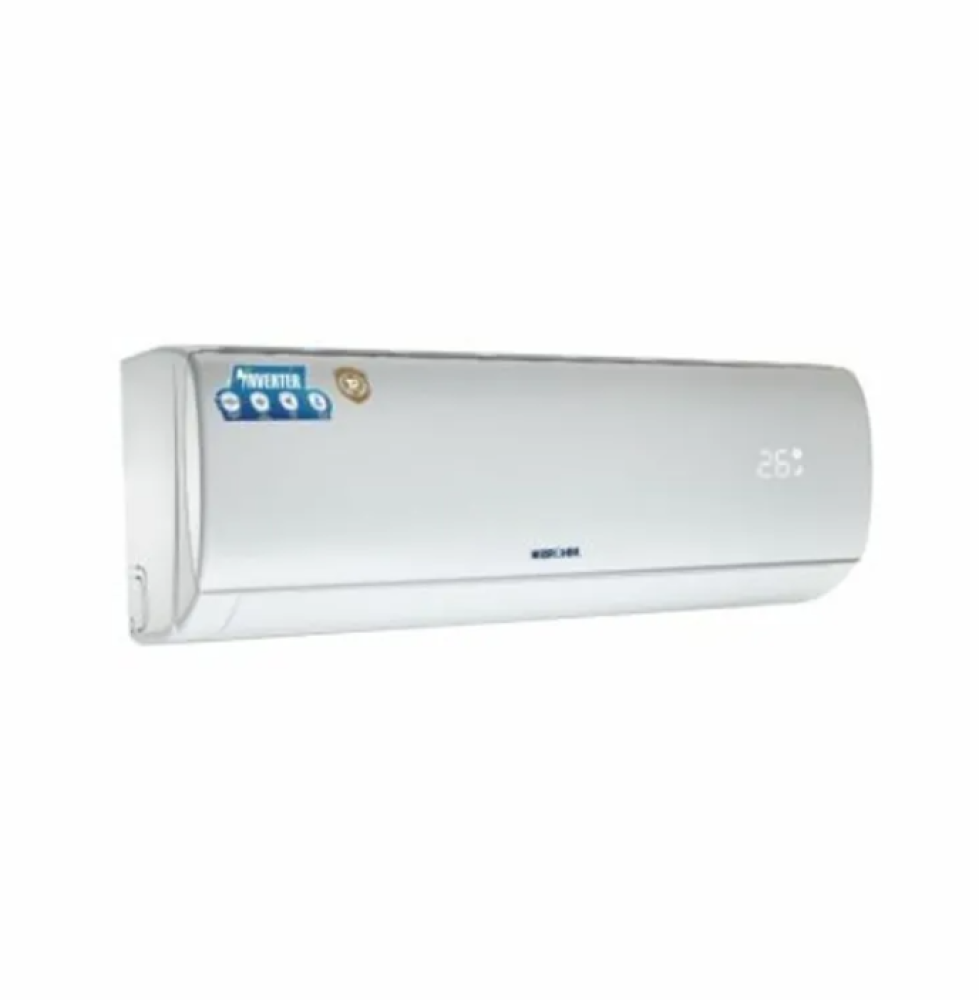 Bruhm 1HP Inverter Split Air Conditioner BAS-09ICXW – R410A, 3D Airflow, Golden Fin, Premium Design