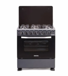 Bruhm 80x60cm 5 Gas Burner Cooker BGC-8650IG – Top Mirror Lid, Rotisserie & Pulse Ignition