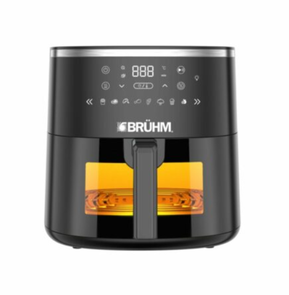 Bruhm 5.7L Air Fryer BFE-571750B – 1750W, Touch Control & 8 Preset Recipes