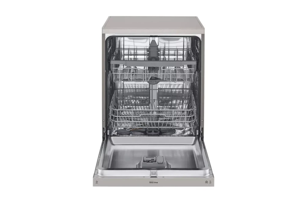 LG QuadWash TrueSteam Dishwasher – 14 Place Settings, Inverter Direct Drive, SmartThinQ – DFB512FP