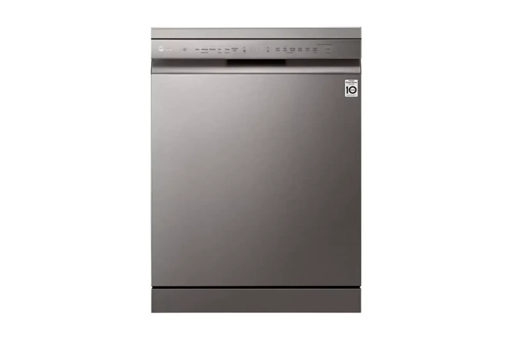 LG QuadWash TrueSteam Dishwasher – 14 Place Settings, Inverter Direct Drive, SmartThinQ – DFB512FP