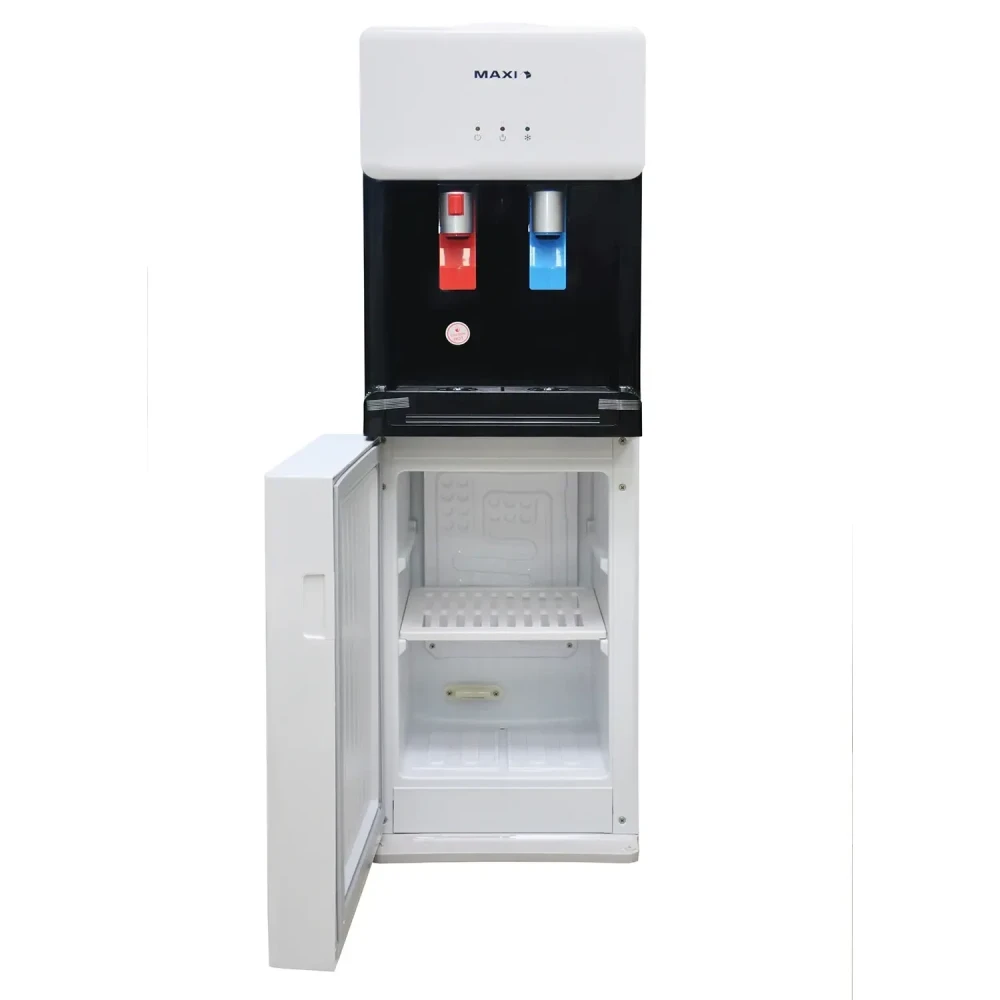 Maxi Water Dispenser 1675S B Floor Standing Dispenser with Bottom Fridge and 2 Faucets