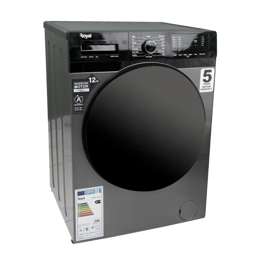 Royal 8KG Front Load Washing Machine RWFL08XQG with Anti-Bacterial Mode and 16 Programs